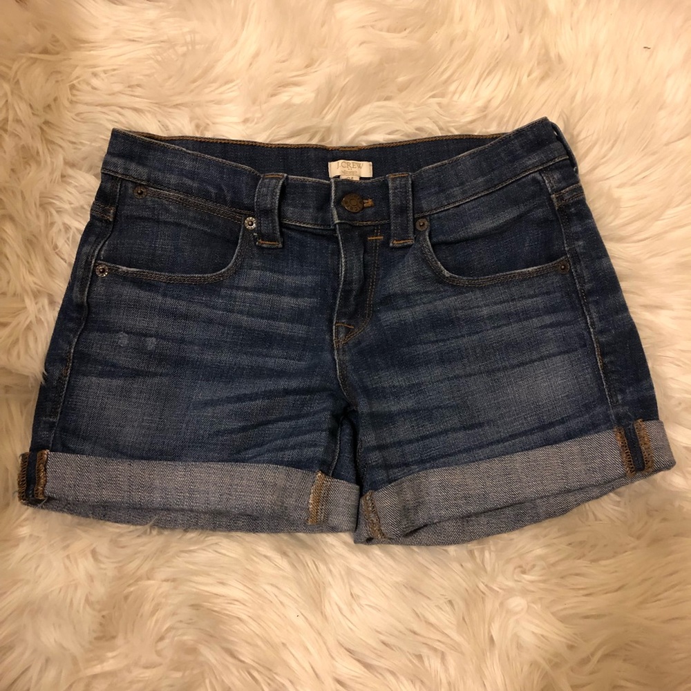 J.Crew Cuffed Denim Shorts